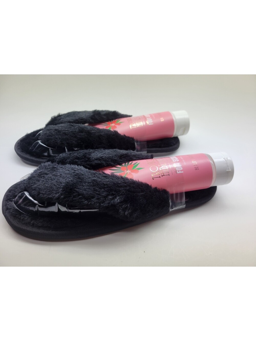 Beauty Intuition Foot Therapy Set ( Foot Scrub, Lotion, and Slippers )